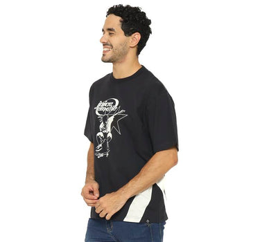 Juice Ematic Kaos lengan pendek Pria Dazzle Oversize Men Tee Planet Surf