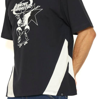 Juice Ematic Kaos lengan pendek Pria Dazzle Oversize Men Tee Planet Surf
