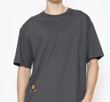 Voxfly Kaos lengan pendek Pria Vox League Oversize Men Tee Planet Surf
