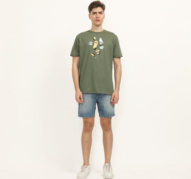 Insight Kaos lengan pendek Pria Face Off Reversible Men Tee Planet Surf