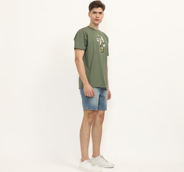 Insight Kaos lengan pendek Pria Face Off Reversible Men Tee Planet Surf