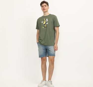 Insight Kaos lengan pendek Pria Face Off Reversible Men Tee Planet Surf