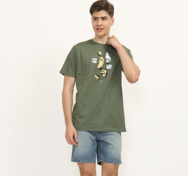 Insight Kaos lengan pendek Pria Face Off Reversible Men Tee Planet Surf