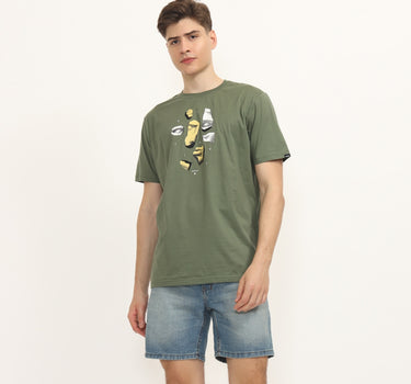 Insight Kaos lengan pendek Pria Face Off Reversible Men Tee Planet Surf