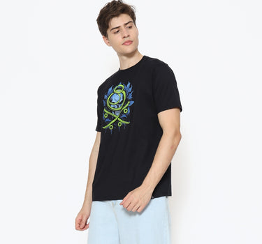 Juice Ematic Kaos lengan pendek Pria Shelter Men Tee Planet Surf