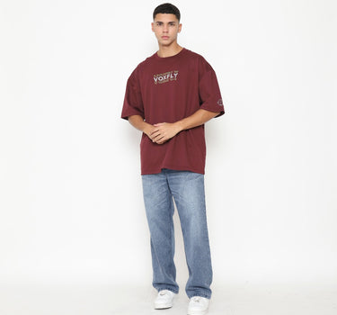 Voxfly Kaos lengan pendek Pria Deepsea Oversize Men Tee Planet Surf