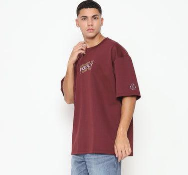 Voxfly Kaos lengan pendek Pria Deepsea Oversize Men Tee Planet Surf