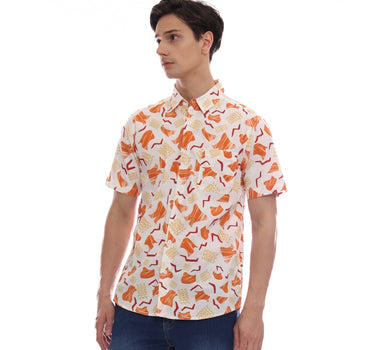 Voxfly Kemeja Lengan Pendek Pria Fish & Meat Shirt Planet Surf