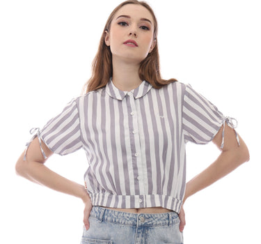Insight Kemeja Lengan Pendek Wanita Rabanne Short Shirt Planet Surf