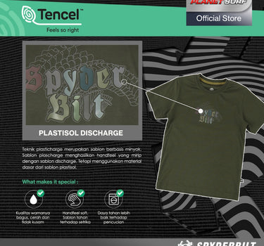 Spyderbilt Kaos Lengan Pendek Anak Anak Pilgrim Tencel Kids Tee Planet Surf