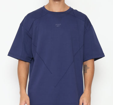Spyderbilt Kaos lengan pendek Pria Trilogy Oversize Men Tee Planet Surf