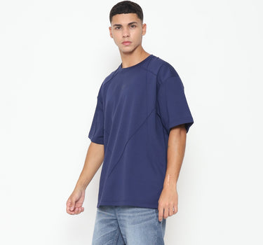 Spyderbilt Kaos lengan pendek Pria Trilogy Oversize Men Tee Planet Surf