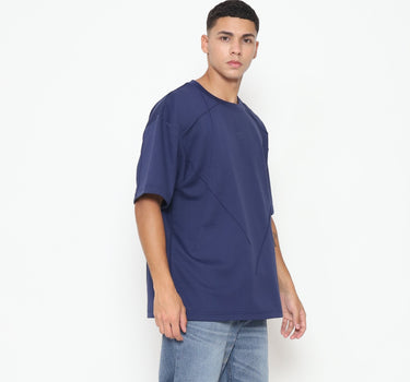 Spyderbilt Kaos lengan pendek Pria Trilogy Oversize Men Tee Planet Surf