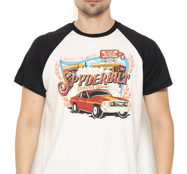 Spyderbilt Kaos Lengan Pendek Pria Maclaren Raglan Tencel Men Tee Planet Surf