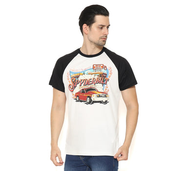 Spyderbilt Kaos Lengan Pendek Pria Maclaren Raglan Tencel Men Tee Planet Surf