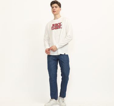 Juice Ematic Kaos lengan panjang Pria Griz Men Long Tee Planet Surf
