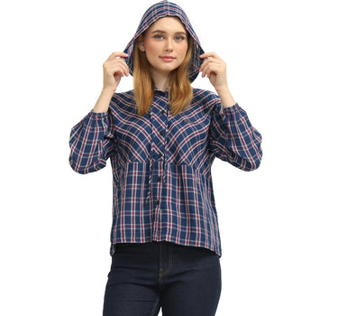 Planet Surf Clothing Kemeja lengan panjang Wanita Debora Hoodie Ladies Shirt Long Planet Surf