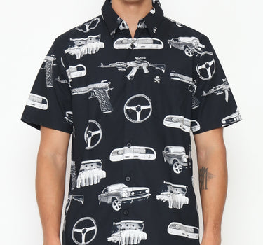 Juice Ematic kemeja lengan pendek Pria Redo Men Shirt Planet Surf