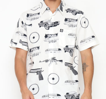 Juice Ematic kemeja lengan pendek Pria Redo Men Shirt Planet Surf