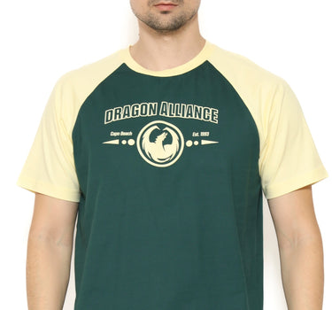 Dragon Kaos Lengan Pendek Pria Hustle Raglan Men Tee Planet Surf