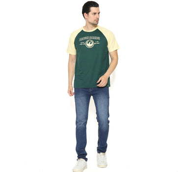 Dragon Kaos Lengan Pendek Pria Hustle Raglan Men Tee Planet Surf