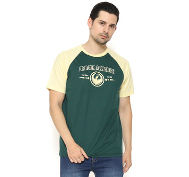 Dragon Kaos Lengan Pendek Pria Hustle Raglan Men Tee Planet Surf