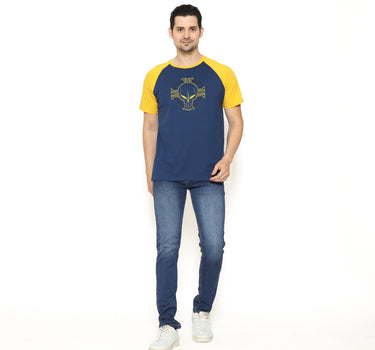 Planet Surf Clothing Kaos Lengan Pendek Pria Krank Raglan Men Tee Planet Surf