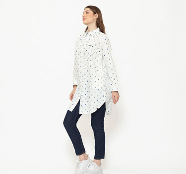 Planet Surf Clothing Kemeja Lengan Panjang Loki Tunic Ladies Shirt Long Black Planet Surf