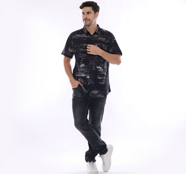 BRUSH MEN SHIRT BLACK