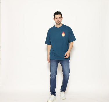 SPHERE OVERSIZE MEN TEE NAVY