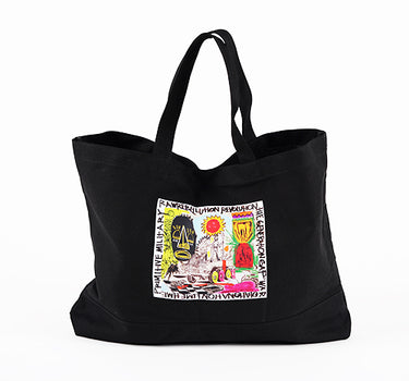 A PRIMITIVE ARMY TOTE BAG  BLACK ALL