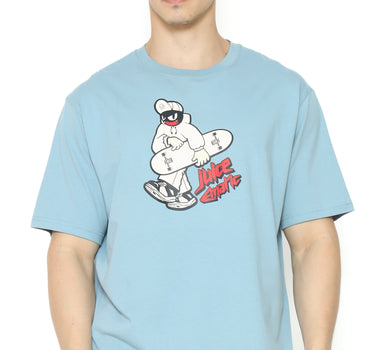 LONG MEN TEE LIGHT BLUE