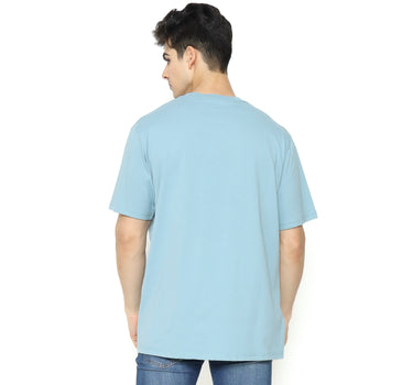 LONG MEN TEE LIGHT BLUE
