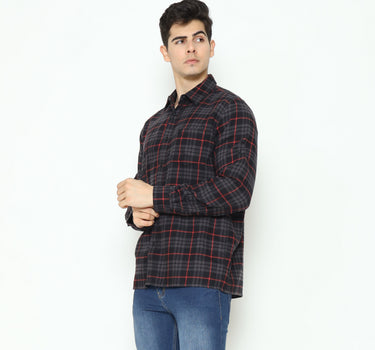 Planet Surf Clothing Kemeja lengan panjang Pria Decken Men Shirt Long Planet Surf