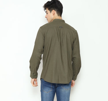WURFEL KOKO MEN SHIRT LONG GREEN