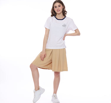 CHARIS LADIES WALKSHORT FABRIC 231B  BROWN