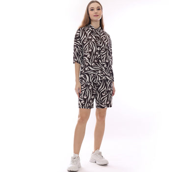 Planet Surf Clothing Kemeja Lengan Pendek Wanita Maru Ladies Shirt 231C Planet Surf