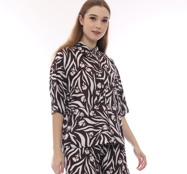 Planet Surf Clothing Kemeja Lengan Pendek Wanita Maru Ladies Shirt 231C Planet Surf
