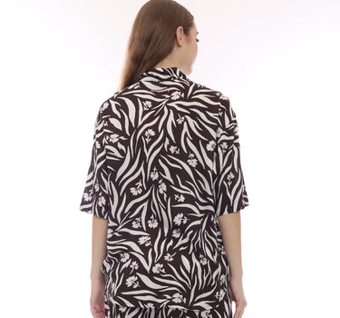 Planet Surf Clothing Kemeja Lengan Pendek Wanita Maru Ladies Shirt 231C Planet Surf