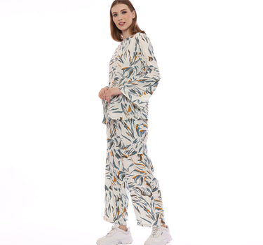 MISKA LADIES PAJAMAS  CREAM