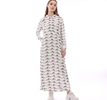 NIPON MAXI DRESS  OFF WHITE