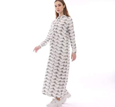 NIPON MAXI DRESS  OFF WHITE