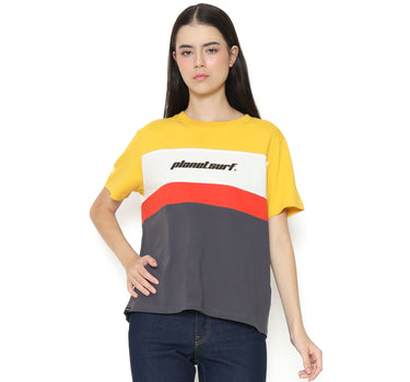 Planet Surf Clothing Kaos lengan pendek Wanita Bindver Ladies Tee Planet Surf