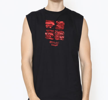 ACID TRIP MEN MUSCLE TEE BLACK