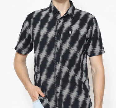 Juice Ematic kemeja lengan pendek Pria Brofy Men Shirt Planet Surf