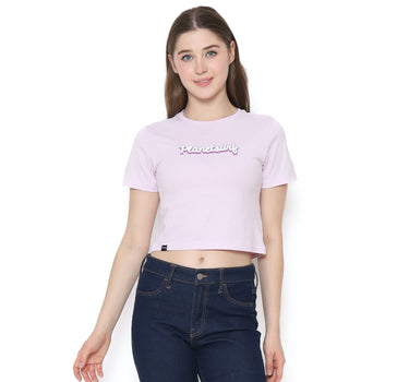 Planet Surf Clothing Kaos lengan pendek Wanita Briana Croptop Ladies Tee Planet Surf