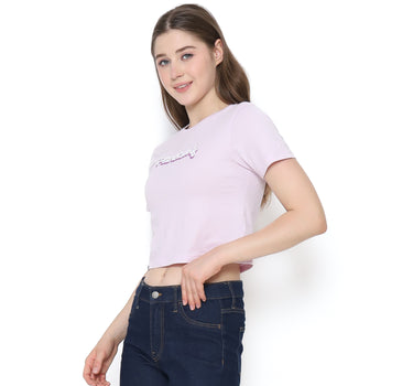 Planet Surf Clothing Kaos lengan pendek Wanita Briana Croptop Ladies Tee Planet Surf