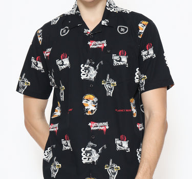 Planet Surf Clothing kemeja lengan pendek Pria Danken Men Shirt Planet Surf