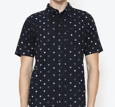 Planet Surf Clothing kemeja lengan pendek Pria Glanzen Men Shirt Planet Surf
