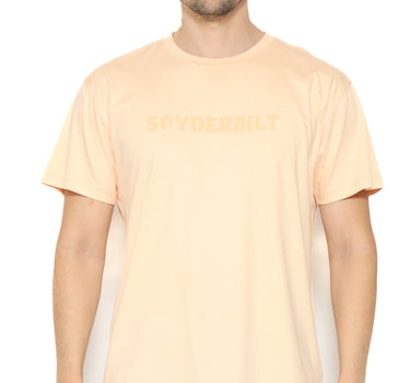 BEVEL TENCEL MEN TEE PEACH